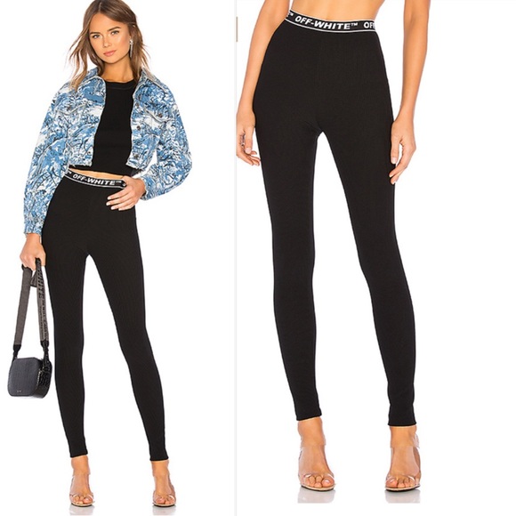 Off-White Pants - Off-White c/o Virgil Abloh Diag Simple Leggings